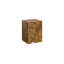 Slice Natural Teak Stool, Square