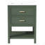 Meuble-lavabo 24 po avec lavabo supérieur, meuble-lavabo moderne avec 2 tiroirs et meuble-lavabo simple-117193370