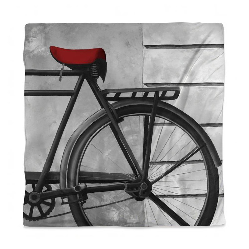 Housse de couette industrielle pour grand lit de vélo de chambre - arrière blanc
