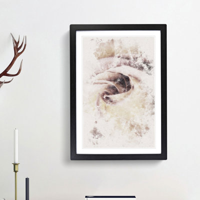 Pale Pink Rose - Framed Print