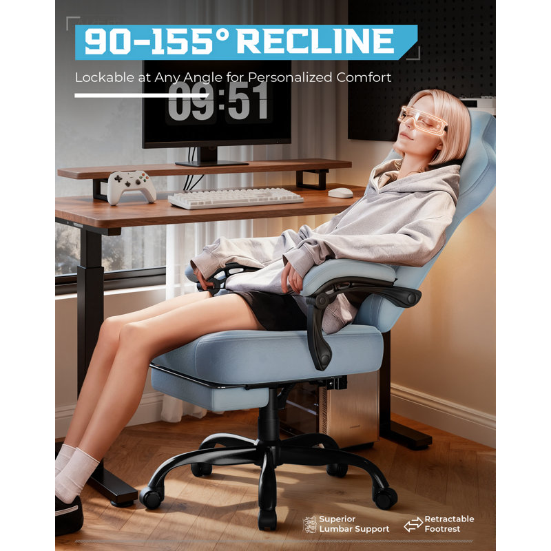 LUCKRACER Game Chair, Blue