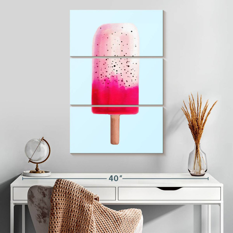 Yarlin Dragon Fruit Popsicle, 32" H x 20" W
