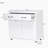 Two Door Side Table-White