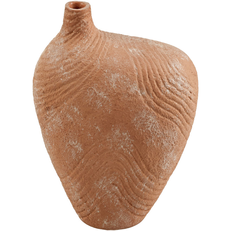 Jeretta Vase, 12" H x 10" W x 5.5" D