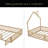 House Platform Bed With Guardrail-113064964