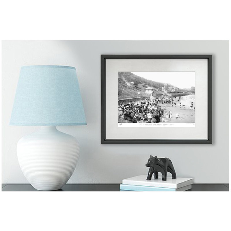 Scarborough, Children's Corner 1890 by Francis Frith - Single Picture Frame Print, 60cm H x 80cm W x 2.3cm D