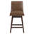 Stepfanie Swivel Upholstered Faux Leather Counter Stool with Solid Wood Frame-66672986