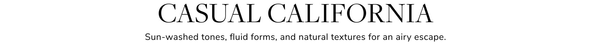 Casual California Mobile Header