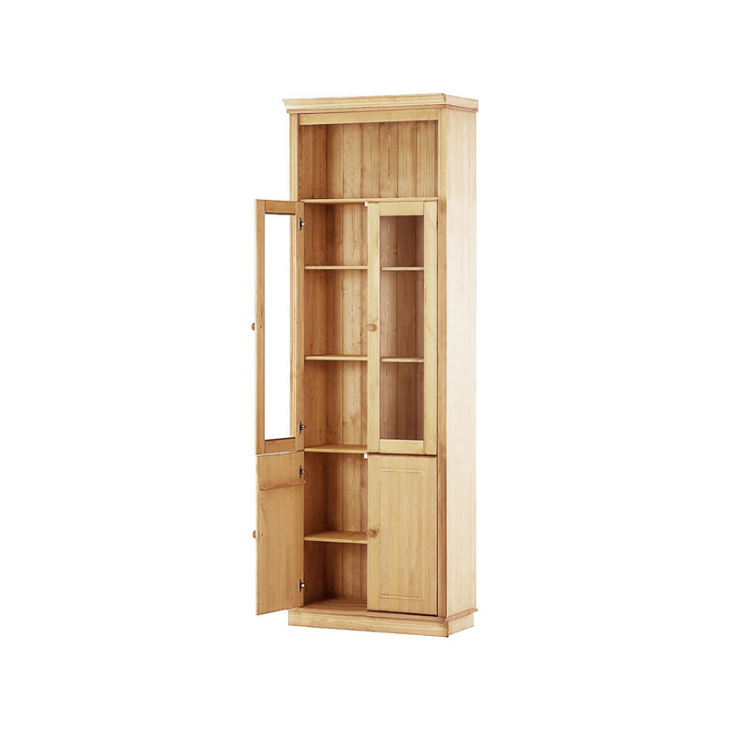 Delbis 223cm H x 74cm W Library Bookcase