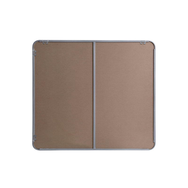 Miroir mural Sabine, 40 po x 36 po, Argent