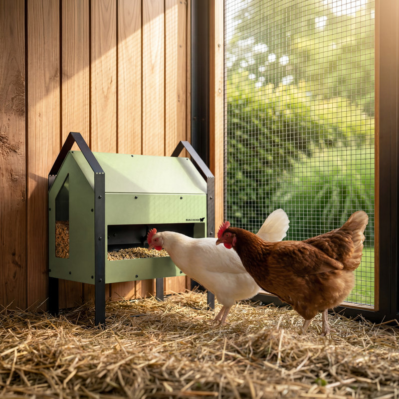 RUN-CHICKEN - Mangeoire automatique Go (menthe), Menthe