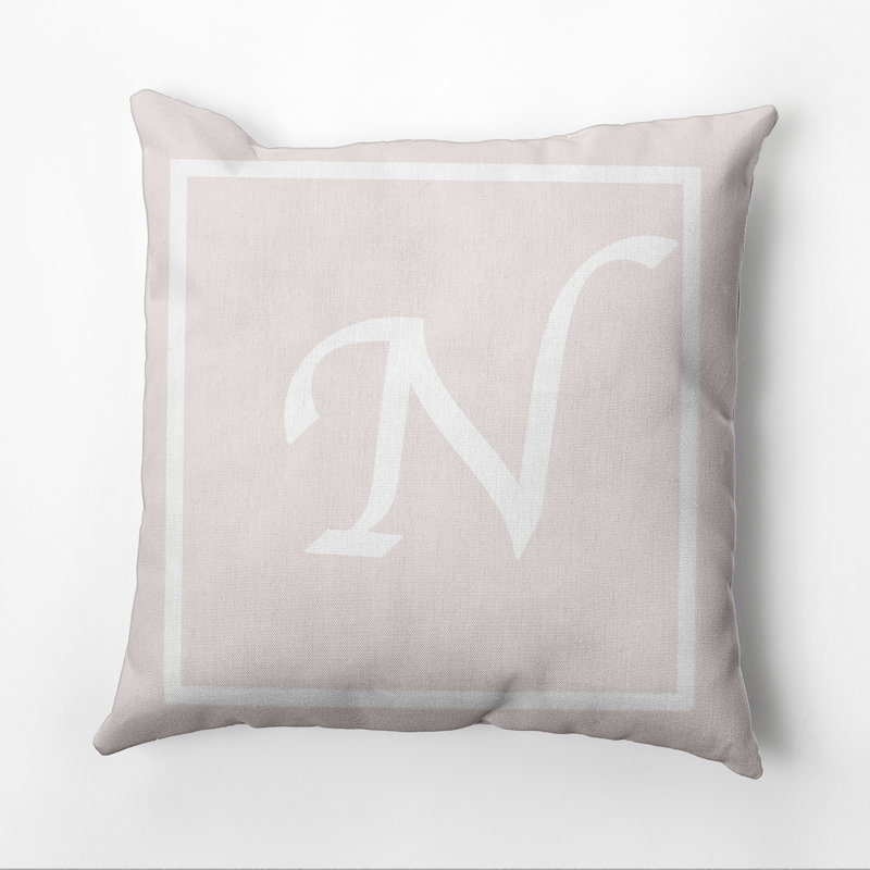 Reversible Throw Pillow, Ivory/White, 26"x26", N