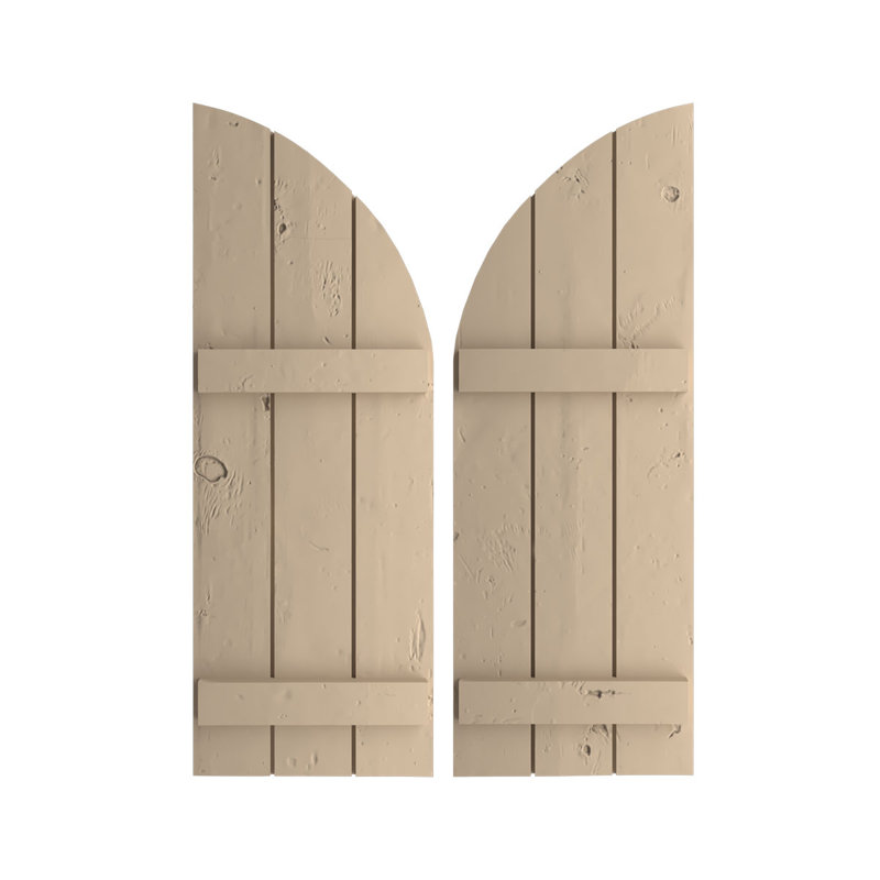 Timberthane à trois planches jointes avec niches en bois, H 66 po x l 16,5 po, 16"