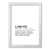 White Grain Frame