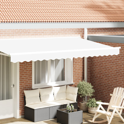 Breakwater Bay 20cm D Retractable Patio Awning
