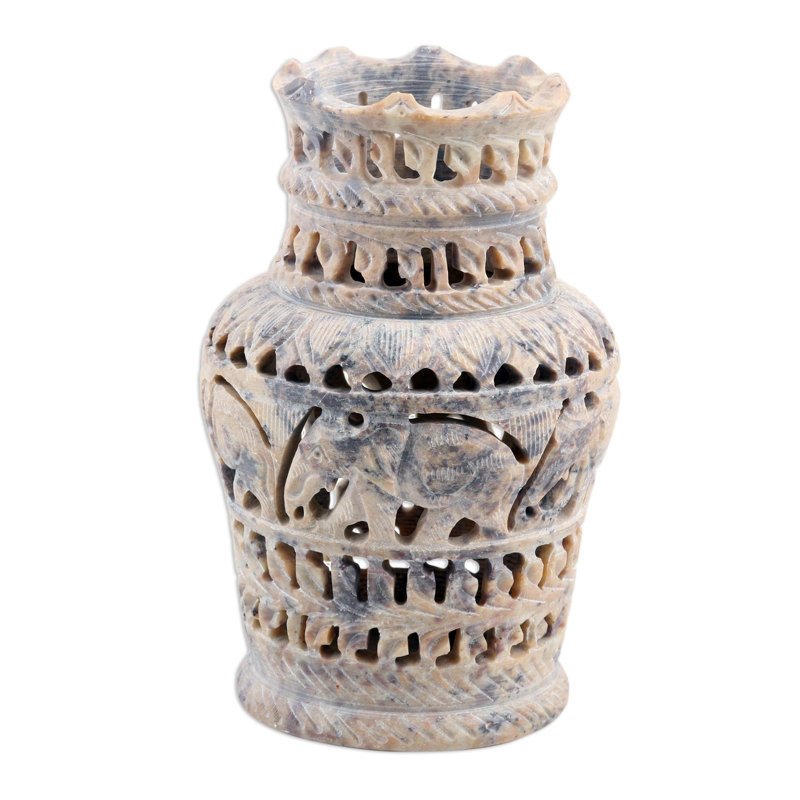 Vase en pierre à savon Royal Symphony