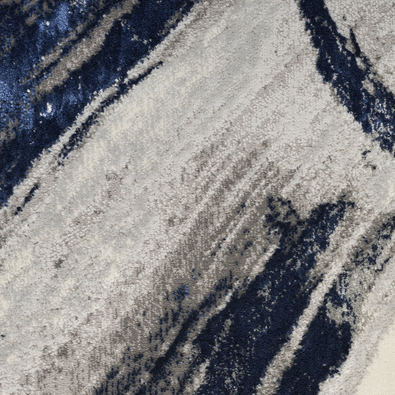 Breux Abstract Area Rug, Runner 66 x 229cm