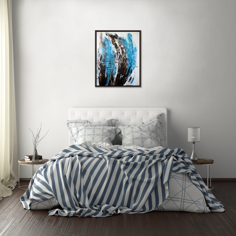 Cat Tails II Painting by Alexander NikAnpour, 39.75'' H x 31.75'' W, Image Brush Gel
