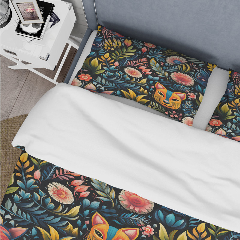 Carnaval éclectique - Ensemble de housse de couette éclectique - Polyester microfibre