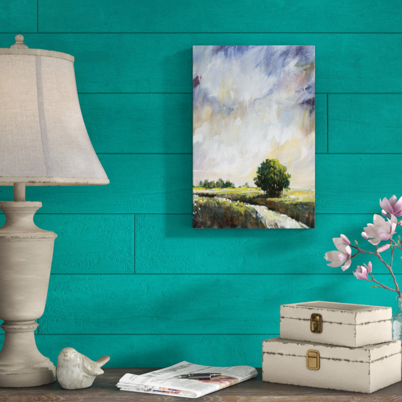 «Amber Glow II», peinture sur toile, H 18 po x l 12 po