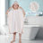 Extli Cotton Terry Cloth Above Knee Kids Unisex Bath Towels with Pockets and Hood-1574433259-1574433262