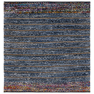 Tapis rayé en jute de coton 0,9 Owlswick