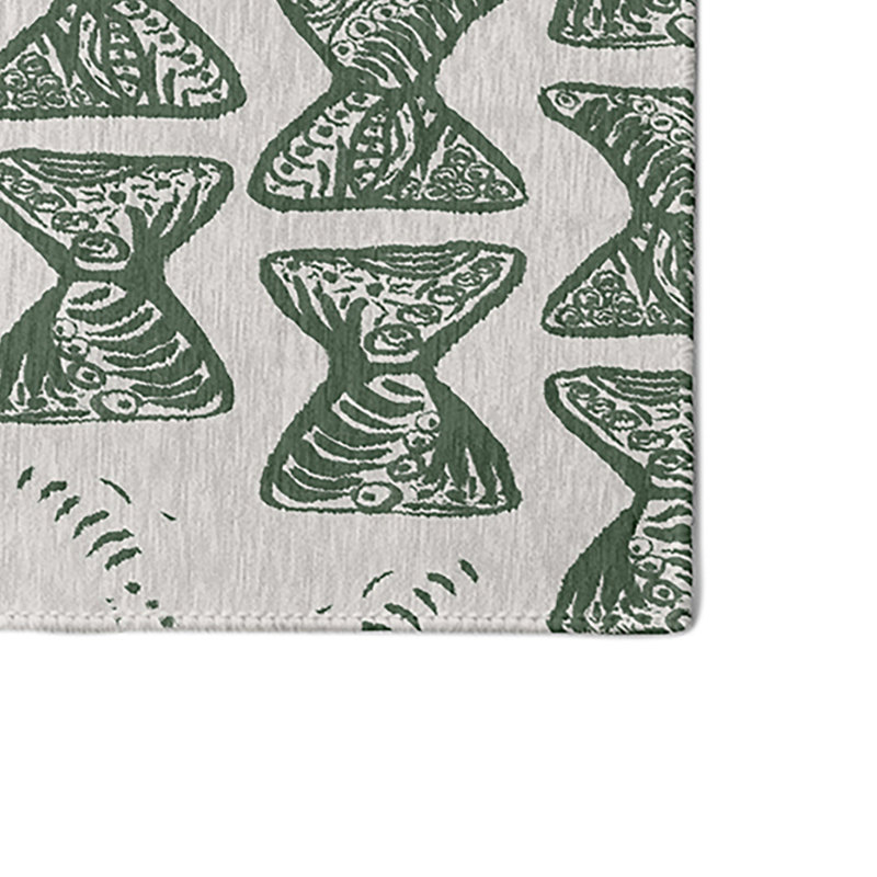 Chenille Geometric Indoor Rug, Rectangle 2' x 3'