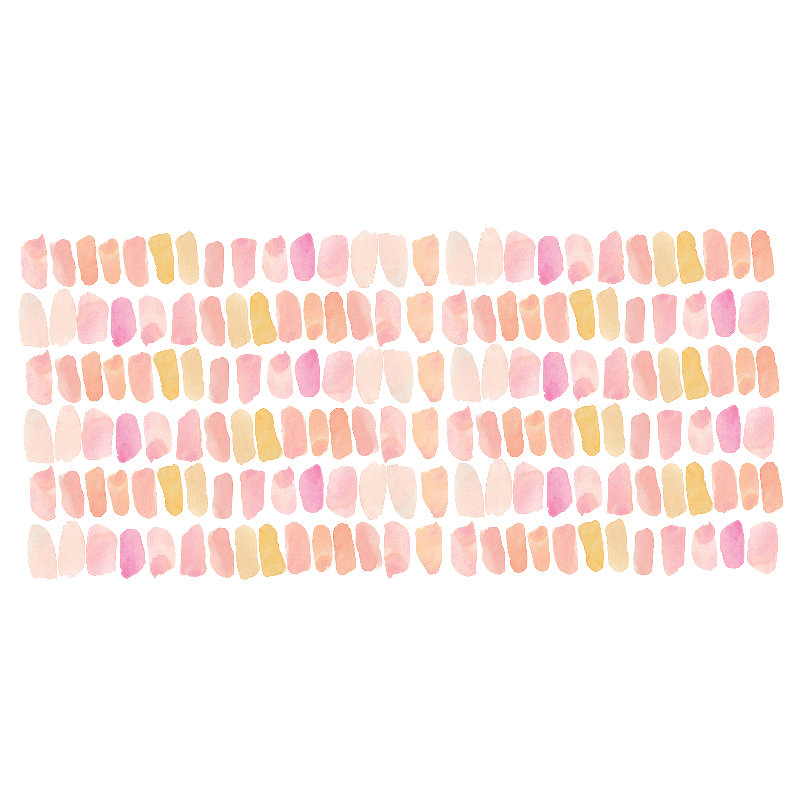 Tracés de peinture, Corail foncé