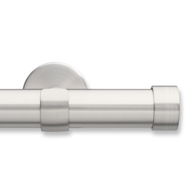 Cambria Designer Series Premium 1-1 / 8 en plus grand diamètre Tringle à rideaux non réglable et supports de designer
