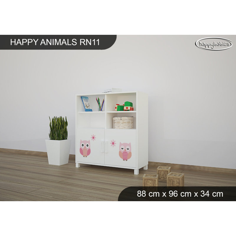 88cm W Kids Cube, White