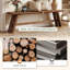 Banc extra long en bois massif de 63 po, banc de rangement pour chaussures d'entrée de maison de campagne pour couloir, chambre à coucher