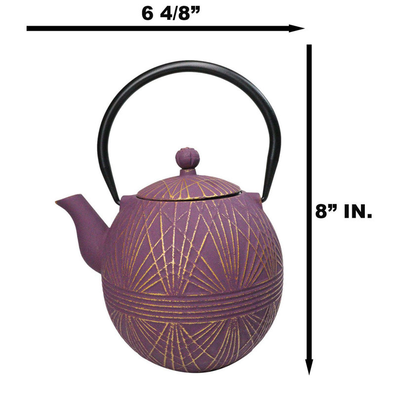 Théière sphérique 28 po Tetsubin