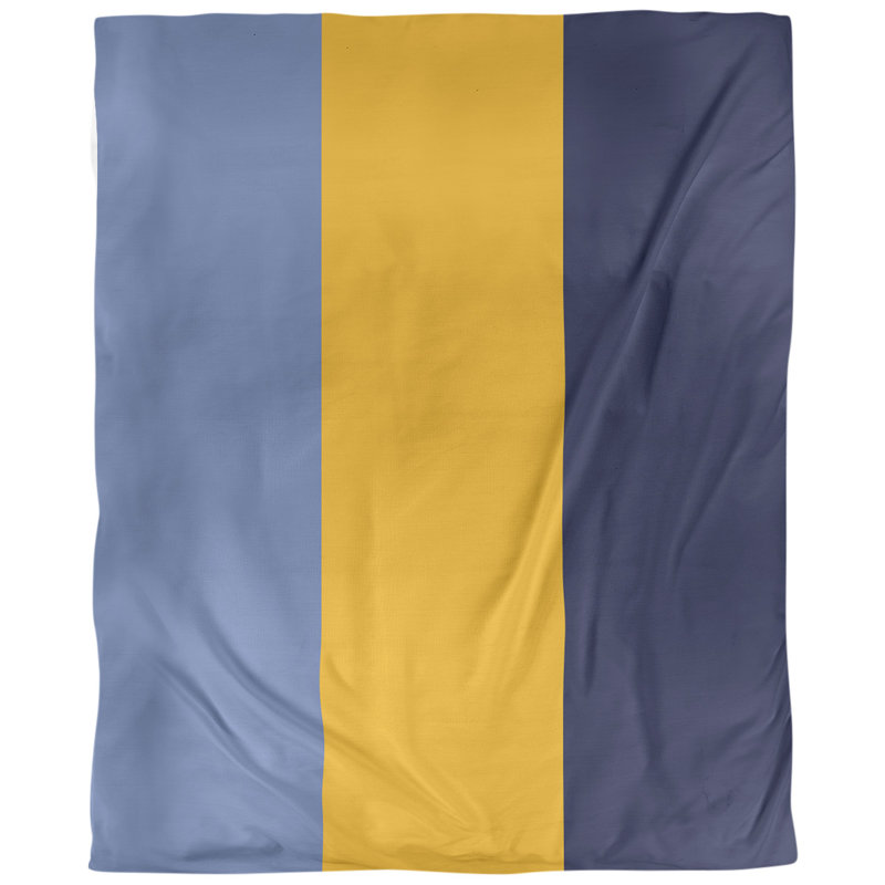 Tissu de basket-indiana indiana, Bleu / jaune / bleu marine