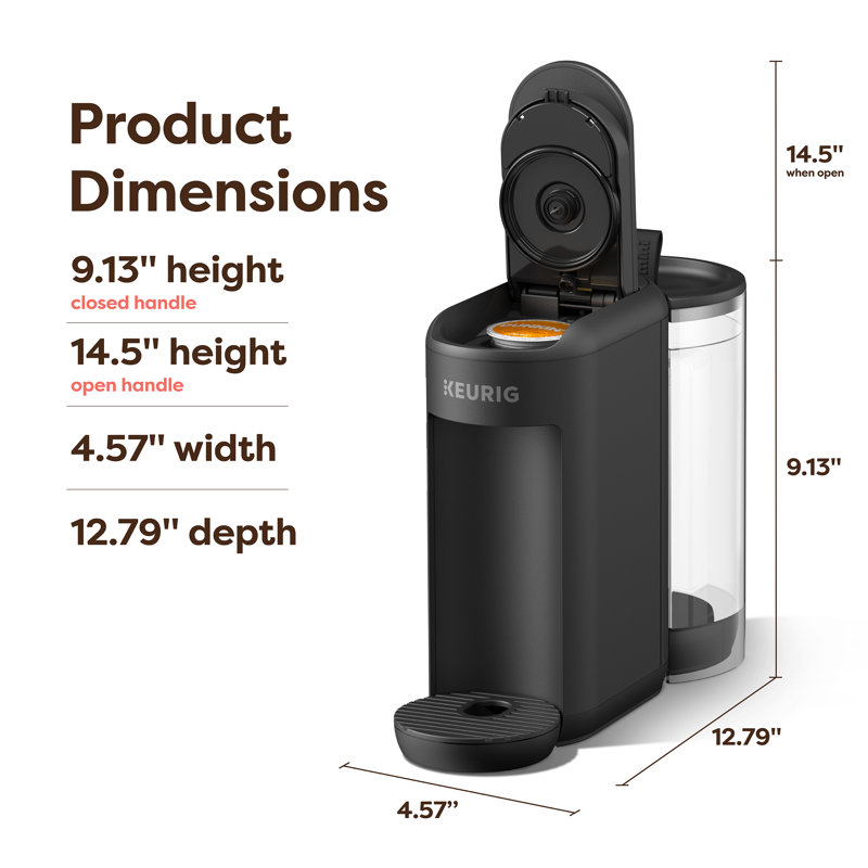 K-Mini Mate Plus Single Serve K-Cup Pod Coffee Maker