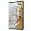 Or blanc, genévrier, coucher de soleil, arbre I, impression sur toile encadrée Nature-236073027-236073037