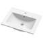 Lavabo de salle de bain rectangulaire en céramique 24 "avec trop-plein 24"