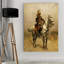 «A Cavalryman» par Alphonse-Marie-Adolphe de Neuville - reproduction d'art graphique sur toile-20342574