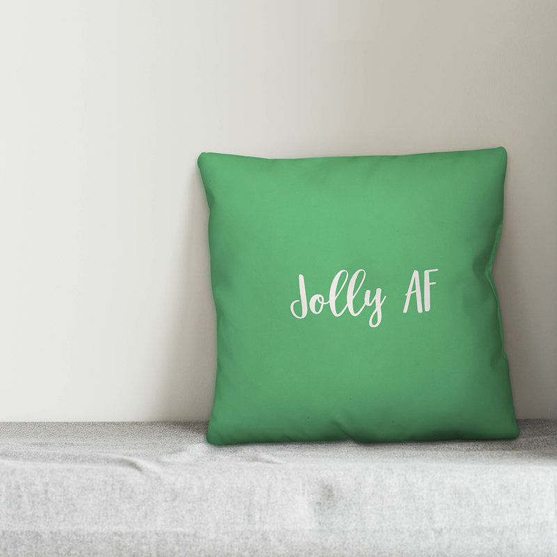  Coussin Jolly AF, Vert clair, Housse de coussin
