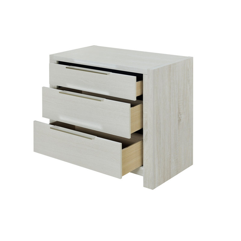 Table de chevet Jehoram, aucun assemblage requis, Beige