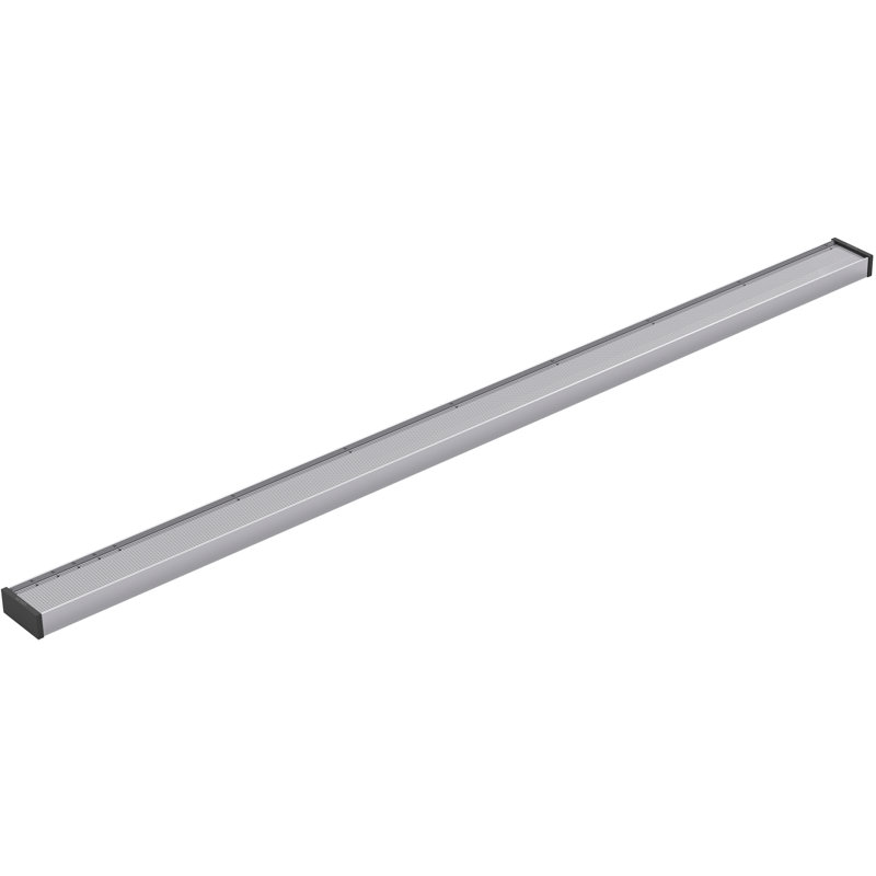 Linear Grid Shower Drain, Bright Silver