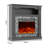 40" Fireplace Freestanding Electric Fireplace with Mantel, 3D Realistic Flame Faux Fireplace-120098245
