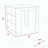 Elkins 3-Drawer Kitchen Island White and Pine-1346763194