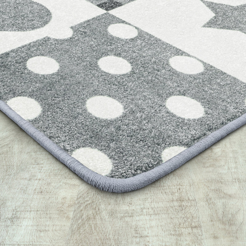 Tapis pour fille Claremont, Rectangle 5 pi 4 po x 7 pi 8 po