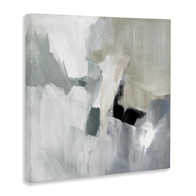 «Quiet In Grays», art mural sur toile par Lanie Loreth