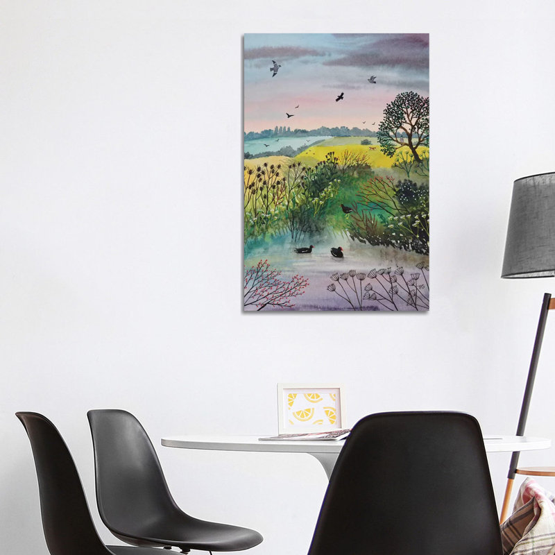 Evening At Moorhen Poo by Jo Grundy - Wrapped Canvas Print, 101.6 cm H x 66.04 cm W