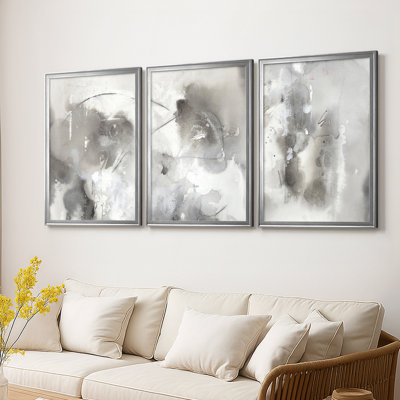 Mystical Objets I - Toile tendue avec châssis sur mesure - 3 pièces