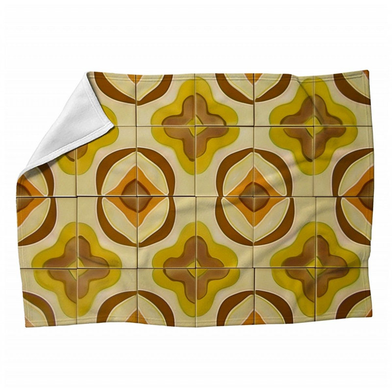 Machine Printed Throw Blanket, 60" x 80"