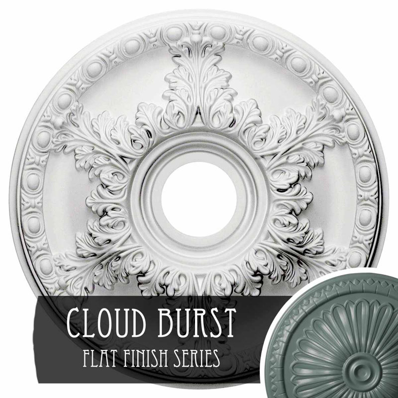 Médaillon de plafond Endurathane Oldham, Diam., Tourbillon de nuages