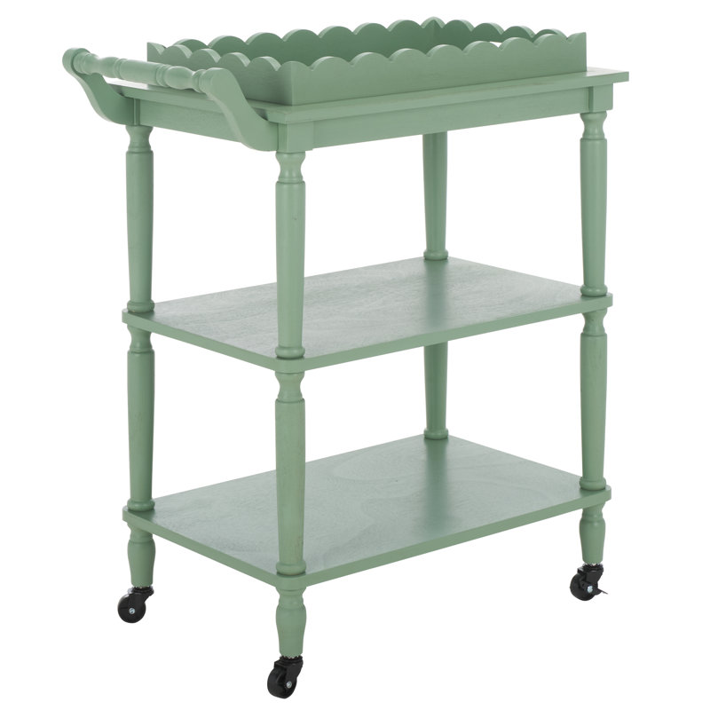 Haven 3 Tier Dining Cart, Sage Green
