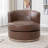 Arabella Genuine Leather Swivel Barrel Chair -111918342
